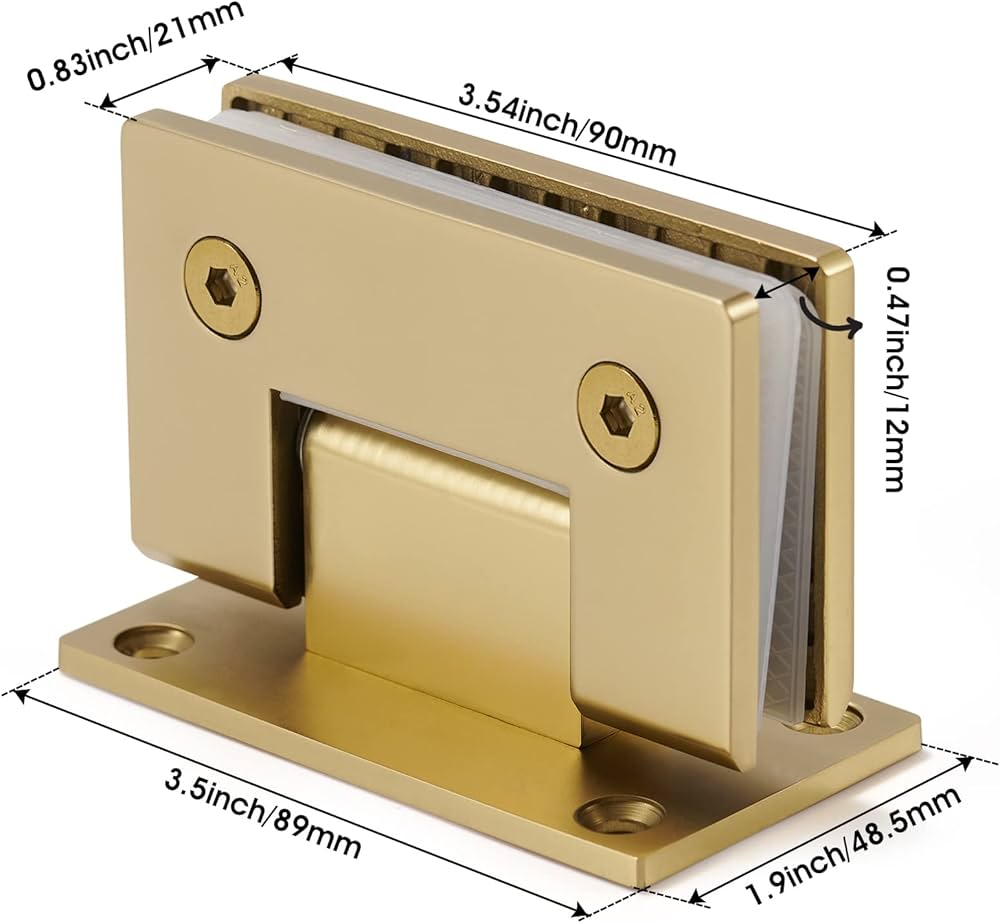 Brass Shower Hinge